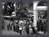 Carry Nation Speaking at Basin Park Hotel Eureka Springs