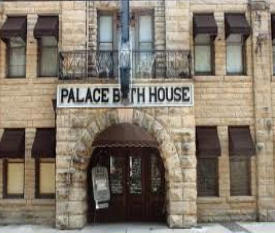 Palace Hotel Entrance Eureka Springs